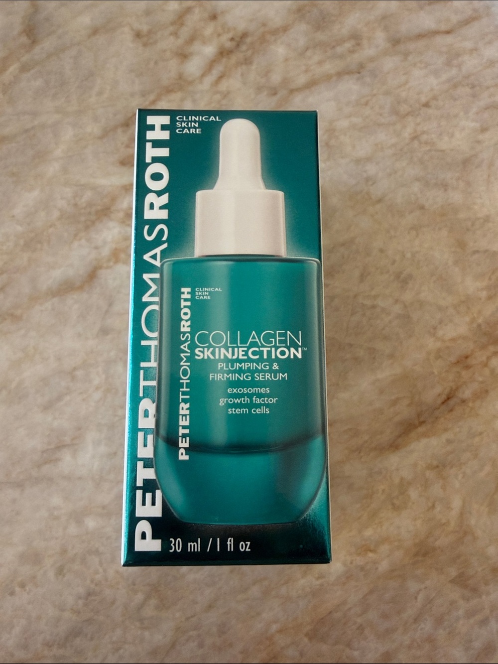 New Peter Thomas Roth Collagen Skinjection Serum plumping and firming